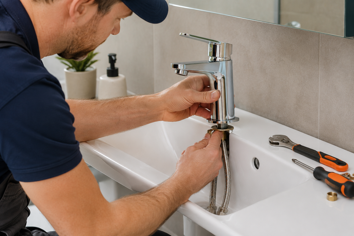 Comment installer un robinet de lavabo ? Le guide étape par étape