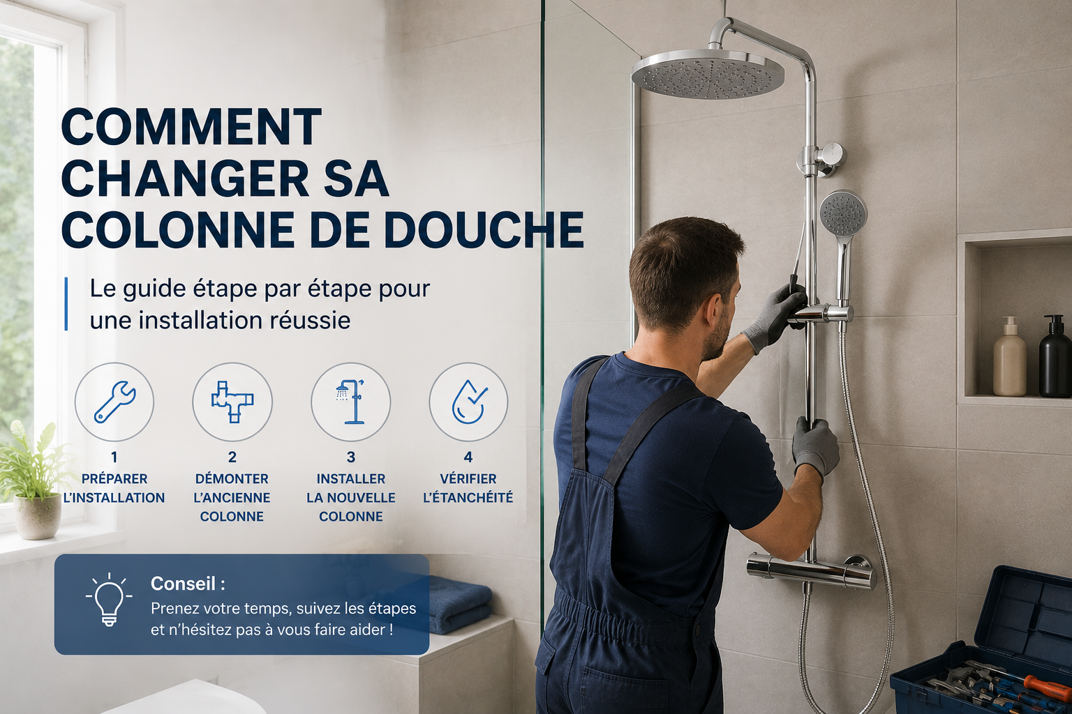 Comment changer sa colonne de douche