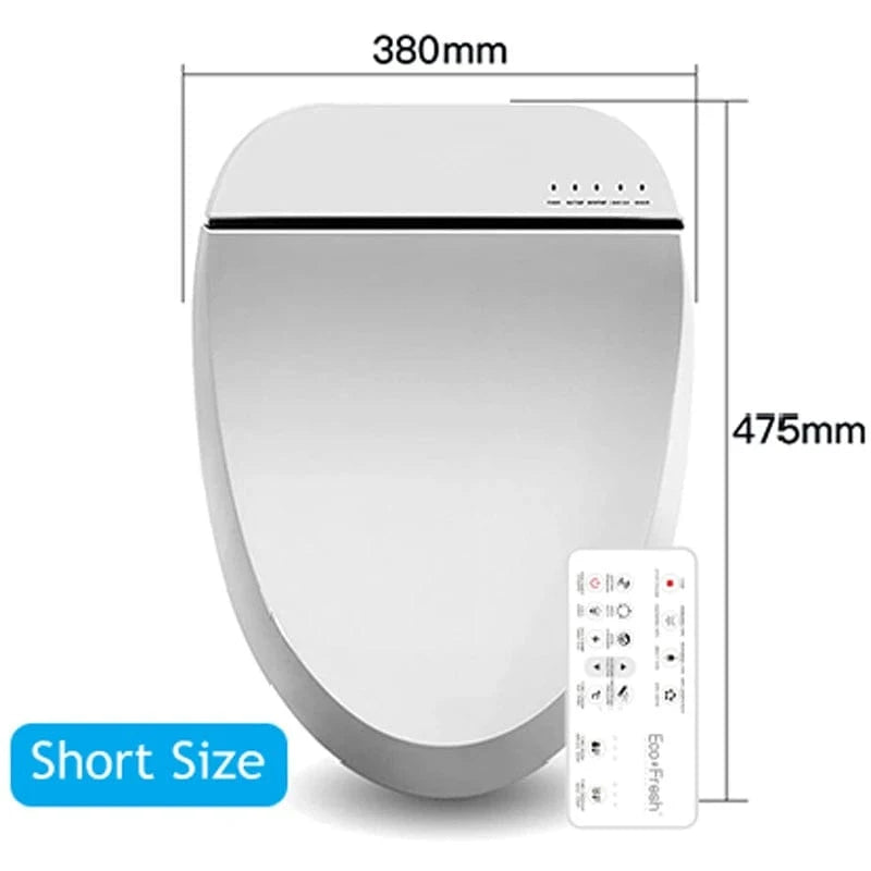Mitigeo Model 1 Short white Abattant WC Japonais avec Télécommande