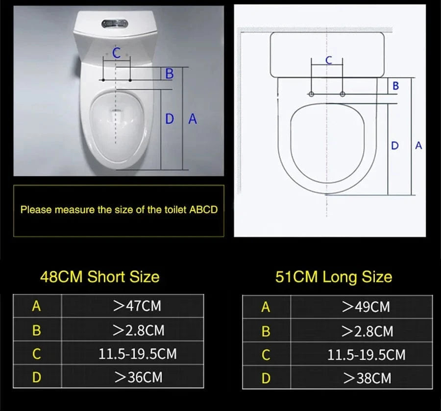 Mitigeo Abattant WC Japonais avec Télécommande