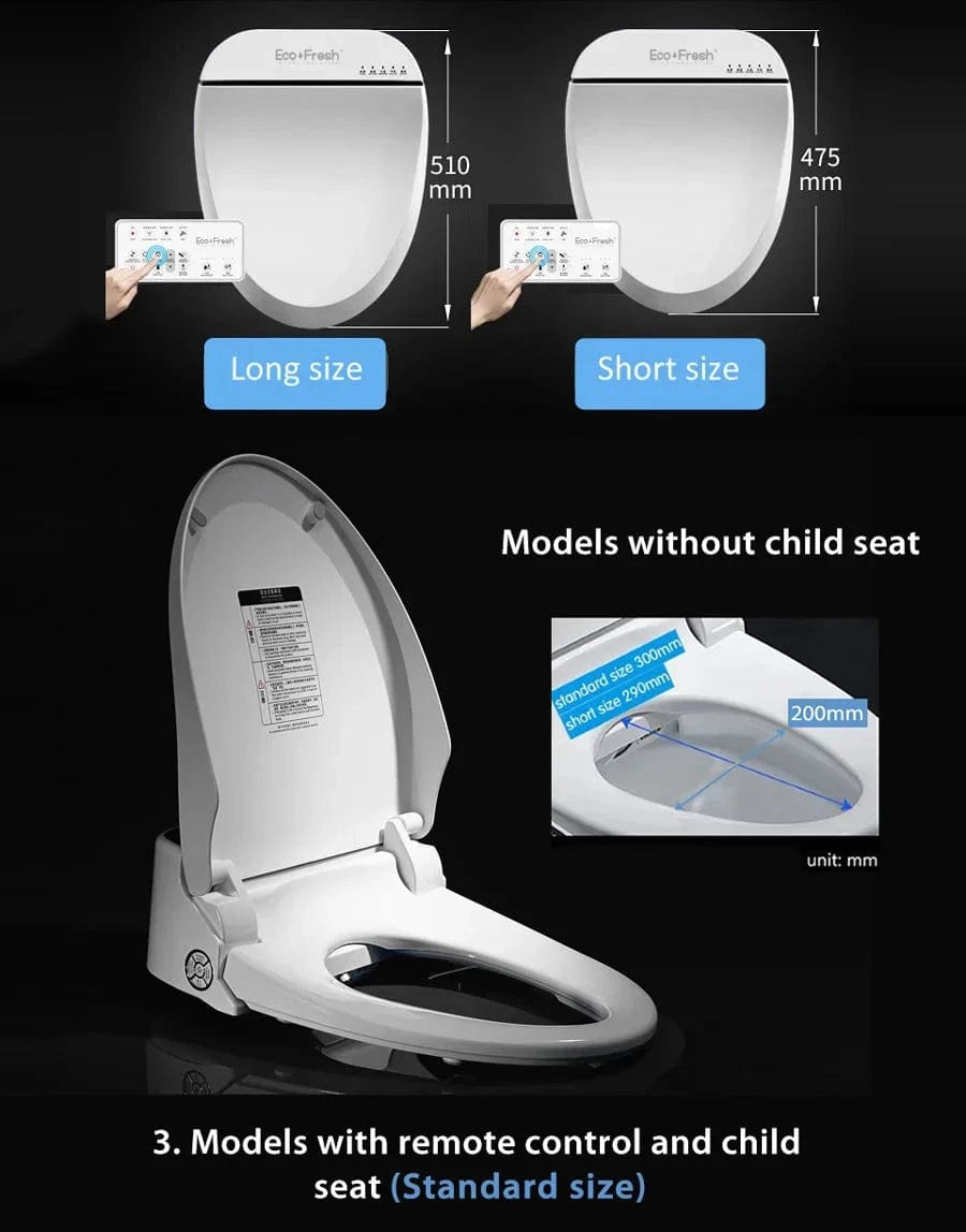 Abattant WC Japonais avec Télécommande Mitigeo