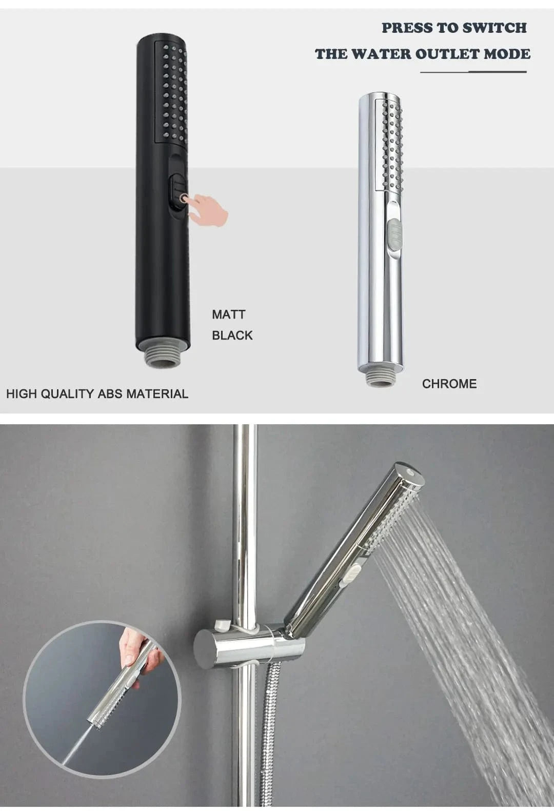 Accroche Pommeau de Douche Mitigeo
