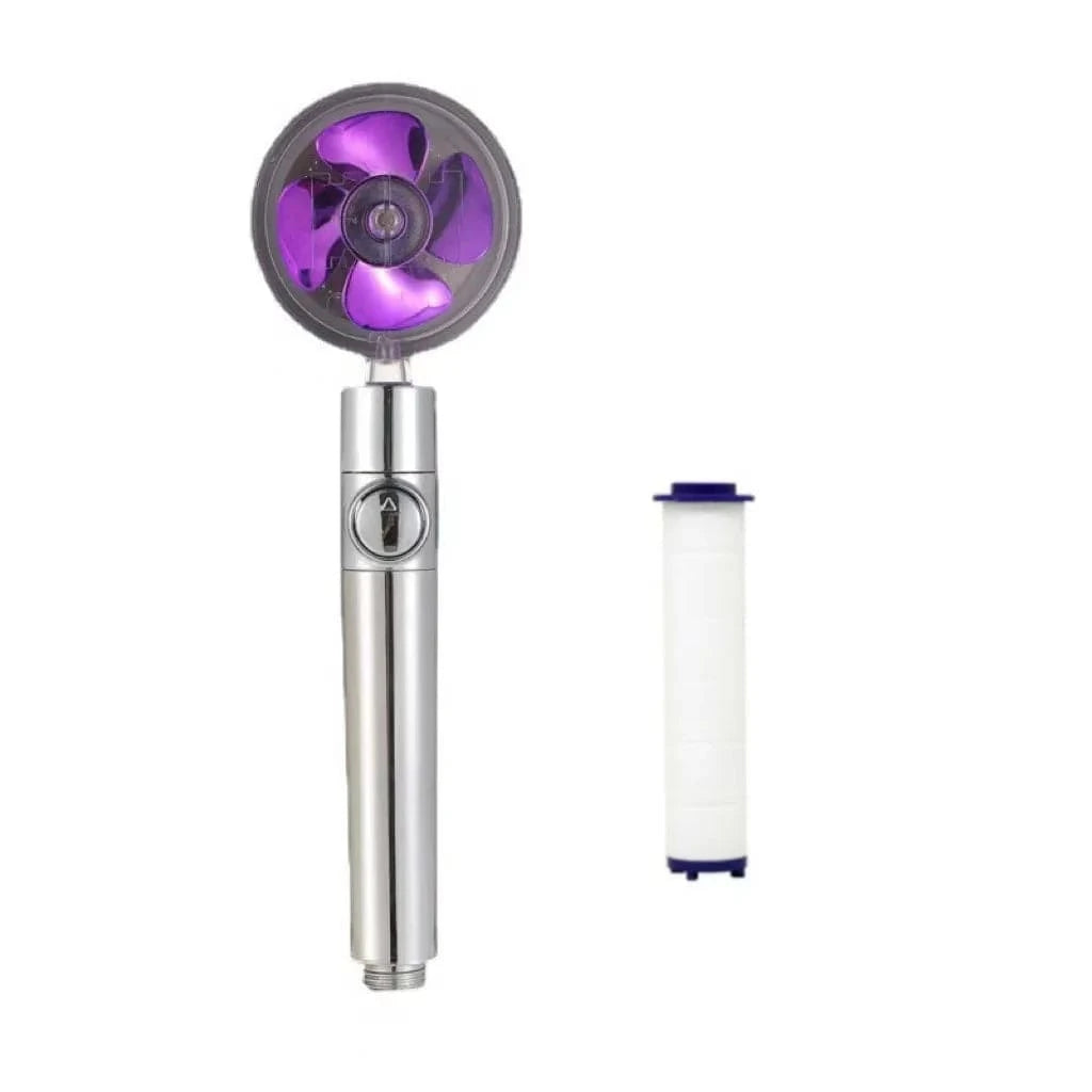 Purple with filter Anti Calcaire Pommeau de Douche Mitigeo