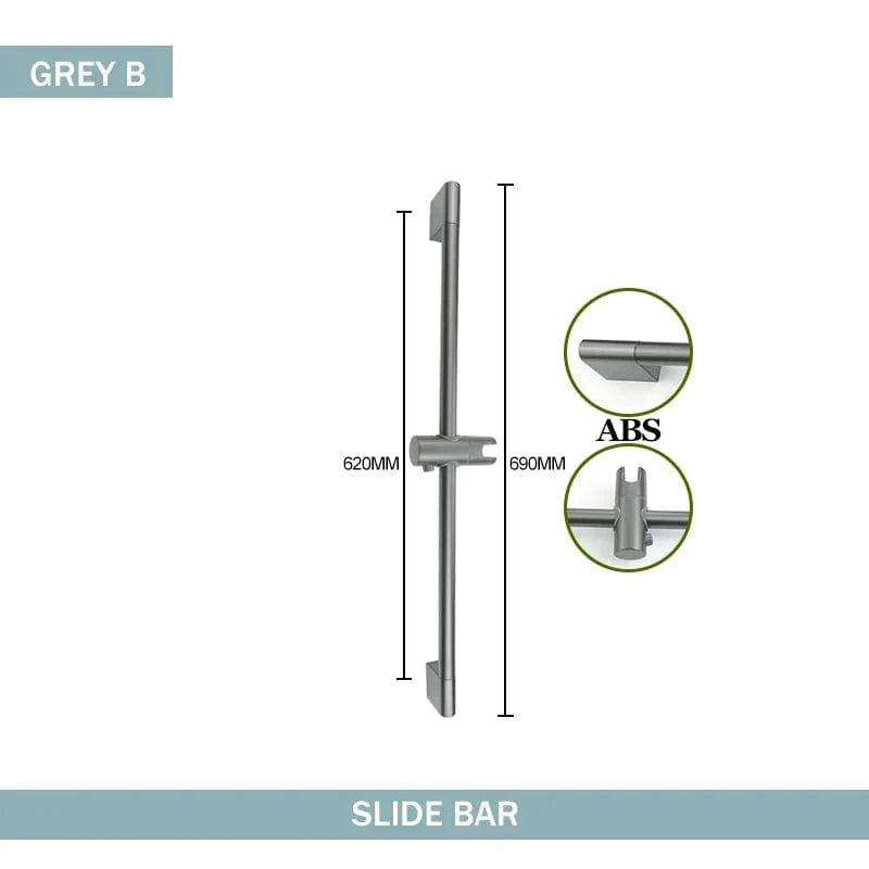 Mitigeo B Slide Bar Grey Barre Pommeau de Douche