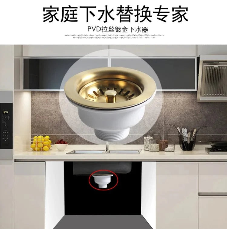 Bonde Evier Cuisine Mitigeo