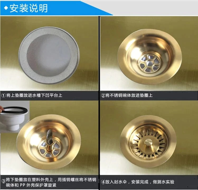 Bonde Evier Cuisine Mitigeo