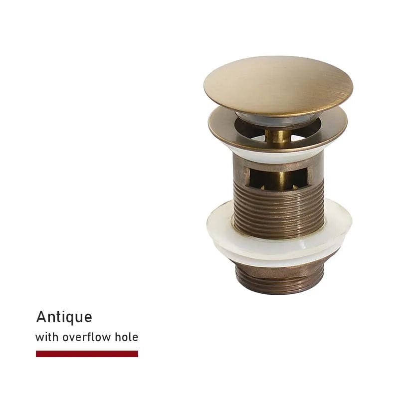 antique avec trou Bonde Lavabo Mitigeo