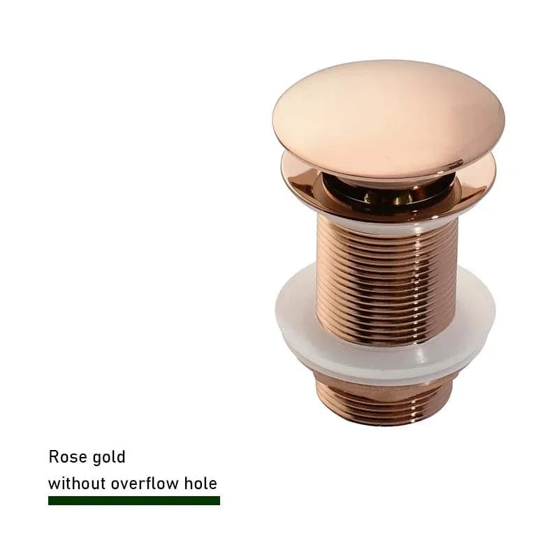 or rose sans trou Bonde Lavabo Mitigeo