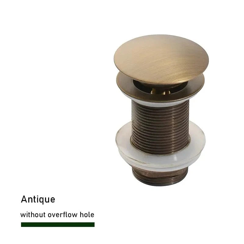 antique sans trou Bonde Lavabo Mitigeo
