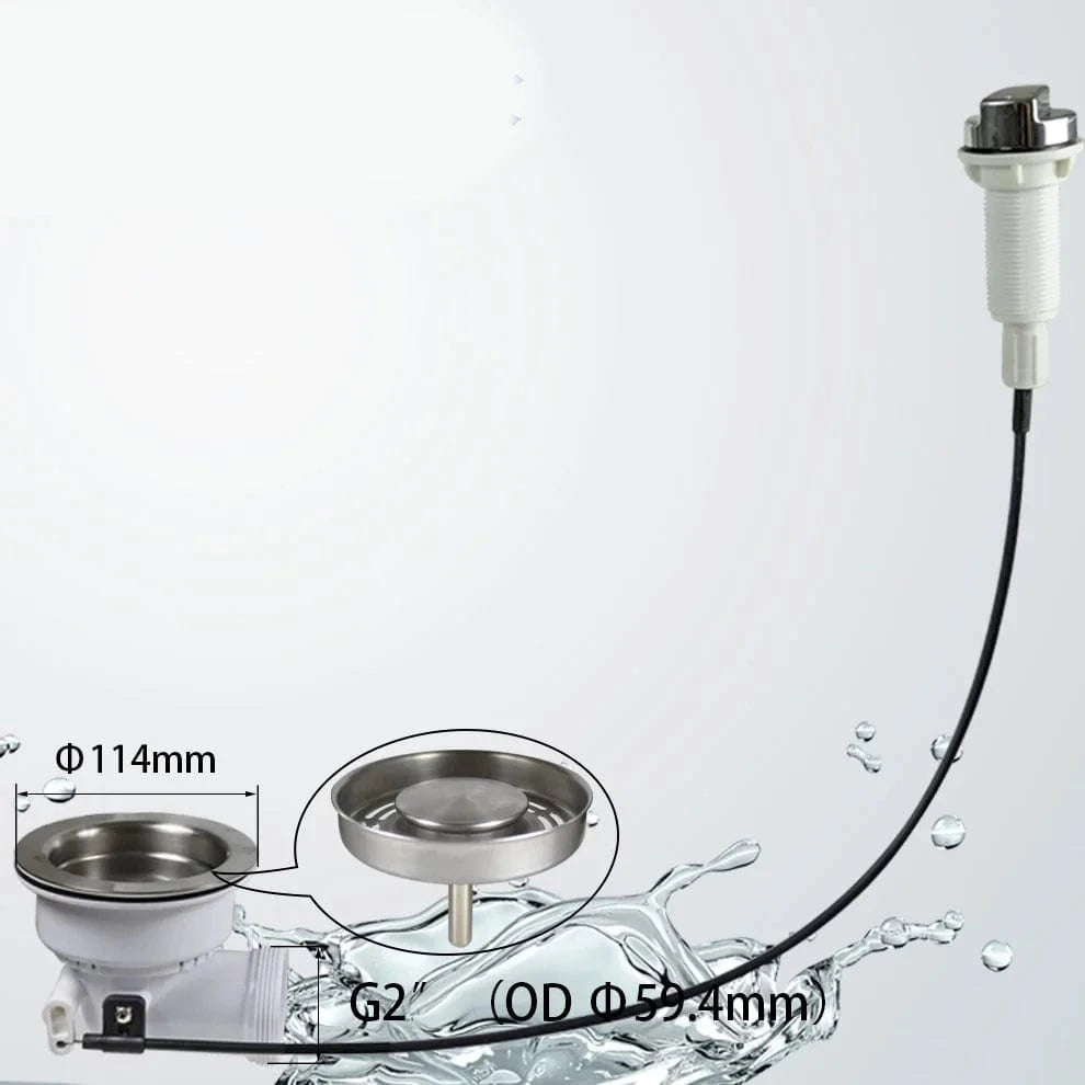 Bonde pour Evier Cuisine Mitigeo