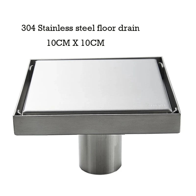 Brush 10 X 10 CM Caniveau de Douche à l'Italienne Mitigeo