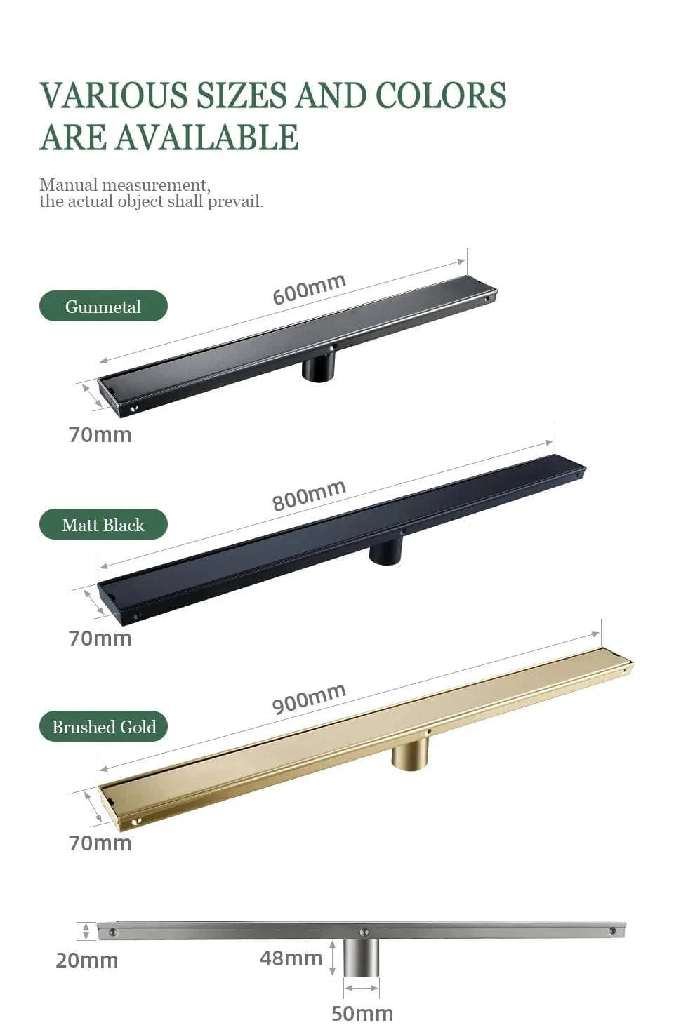 Caniveau de Douche Italienne Mitigeo