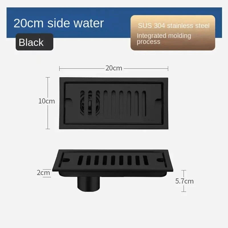 S 20cm Caniveaux de Douche Mitigeo