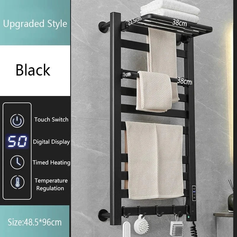 Black Upgrade 96 Chauffage Porte Serviettes Mitigeo