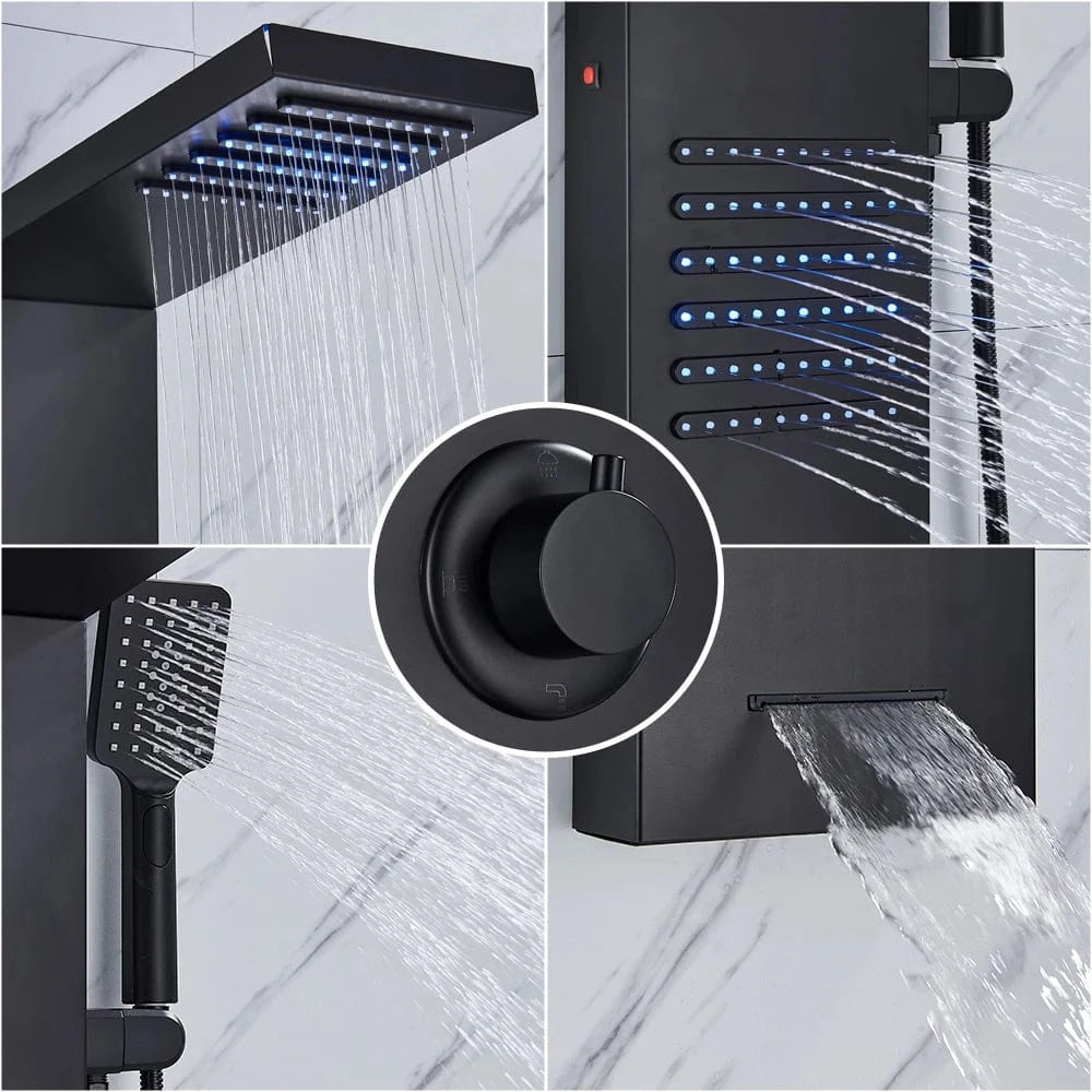 Colonne de Douche Hydromassante Haut de Gamme Mitigeo
