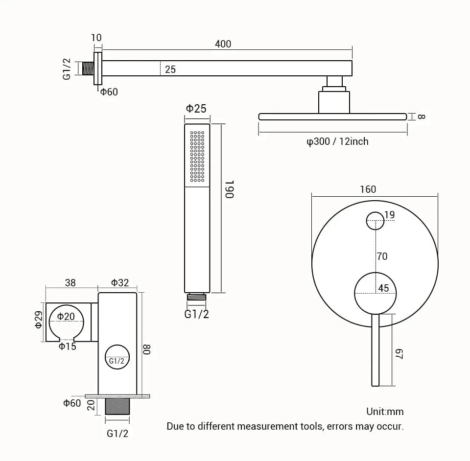 Colonne de Douche Mitigeur Mitigeo