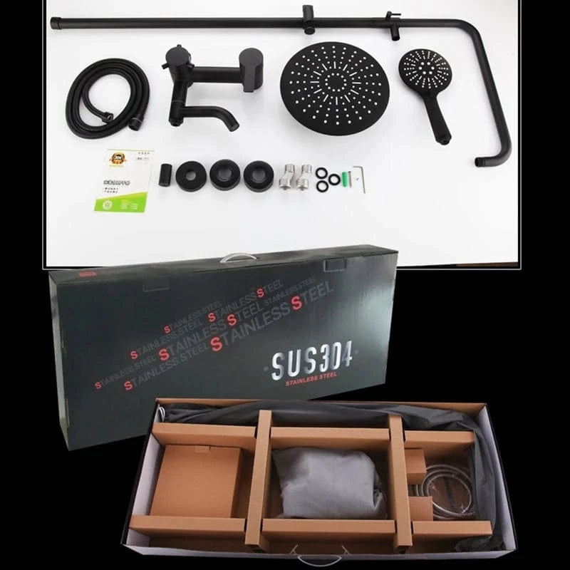 Colonne de Douche Noir Mitigeo