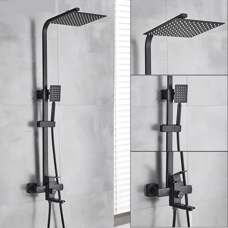 Colonne de Douche Noire Mitigeo