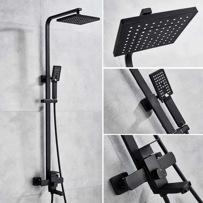 Colonne de Douche Noire Mitigeo