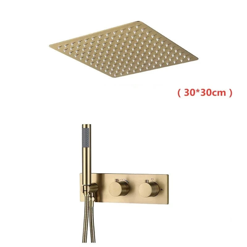 A - Sans Mitigeur Cascade Colonne de Douche Or Mitigeo