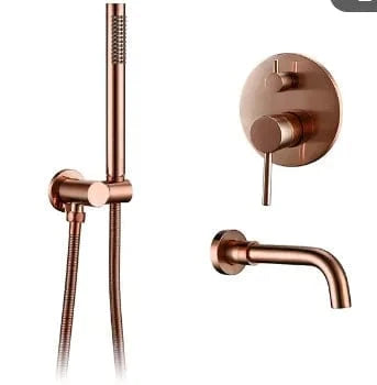 Or brossé 2 / 260mm Colonne de Douche pour Baignoire Mitigeo