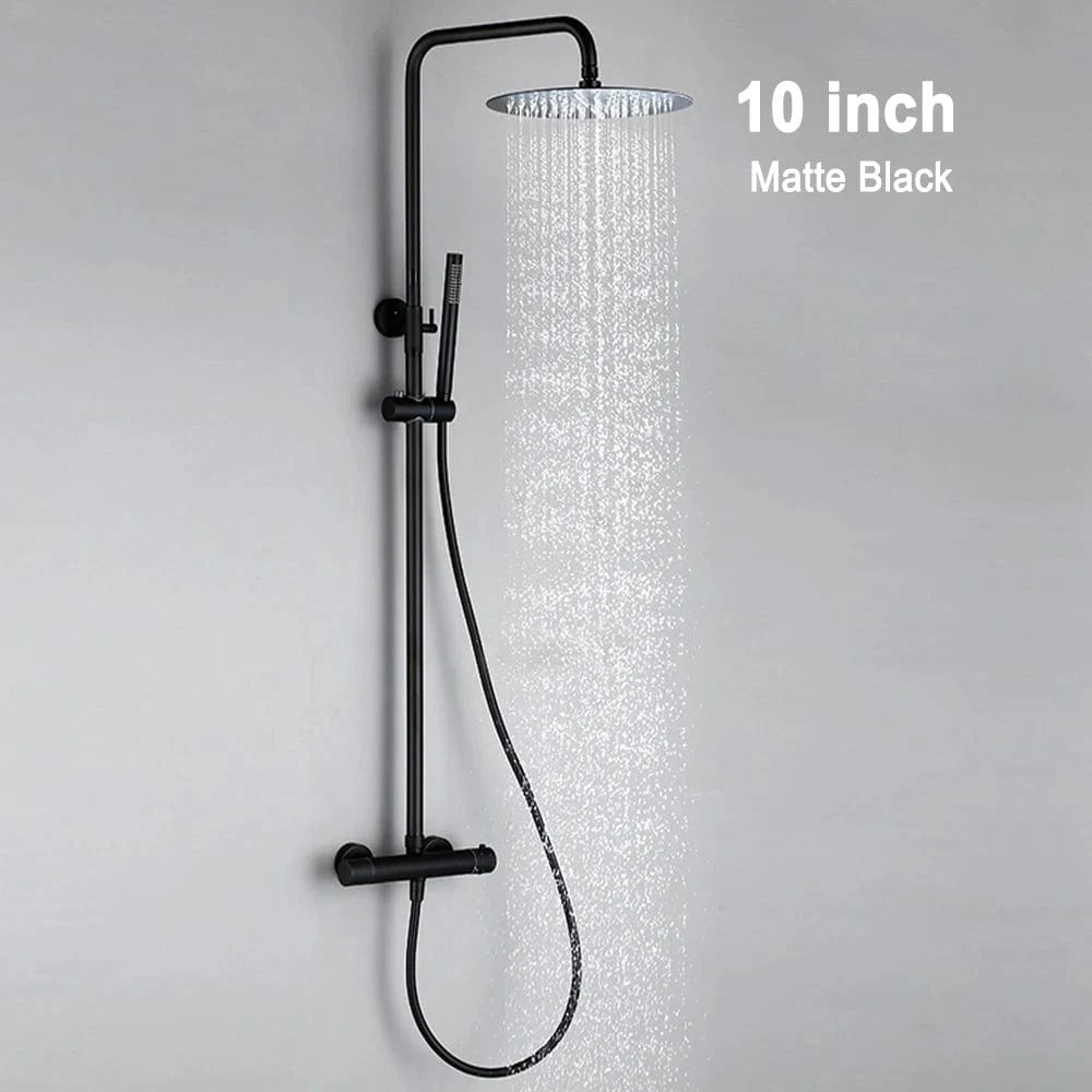 MB-25 cm Colonne de Douche Simple Mitigeo