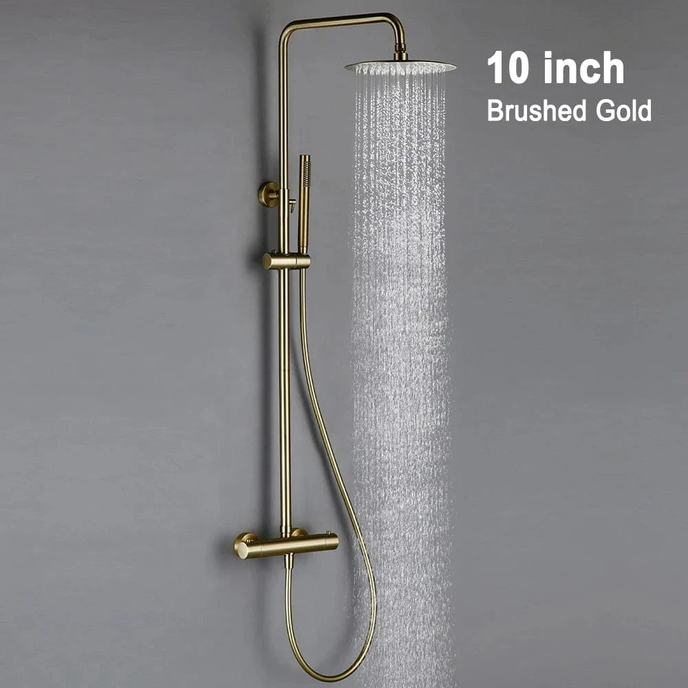 BG-25 cm Colonne de Douche Simple Mitigeo