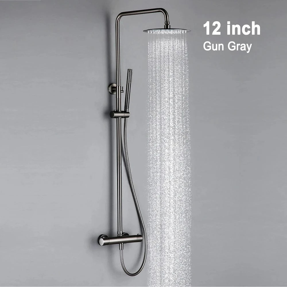GG-30 cm Colonne de Douche Simple Mitigeo