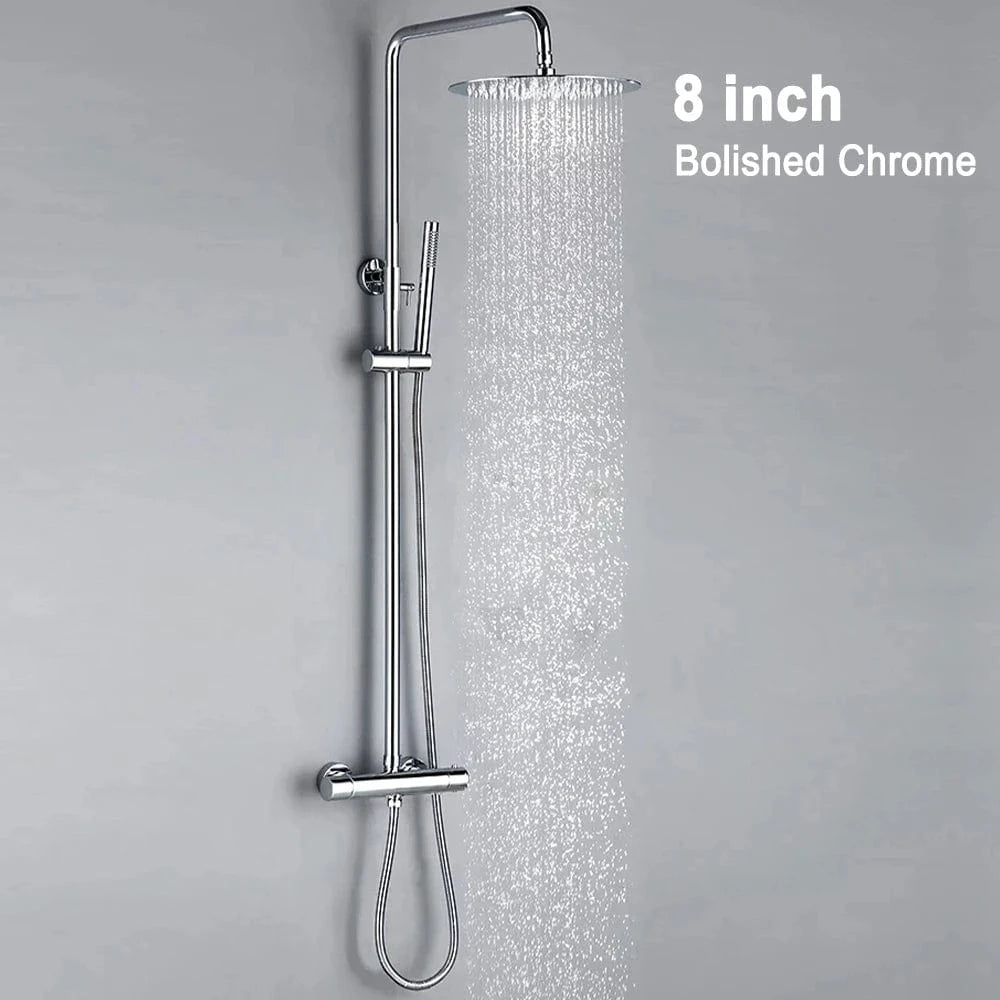 PC-20 cm Colonne de Douche Simple Mitigeo