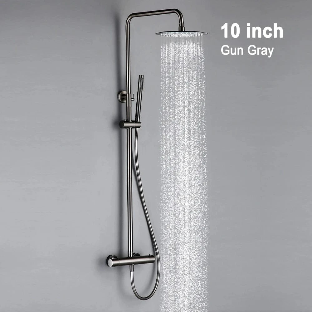 GG-25 cm Colonne de Douche Simple Mitigeo
