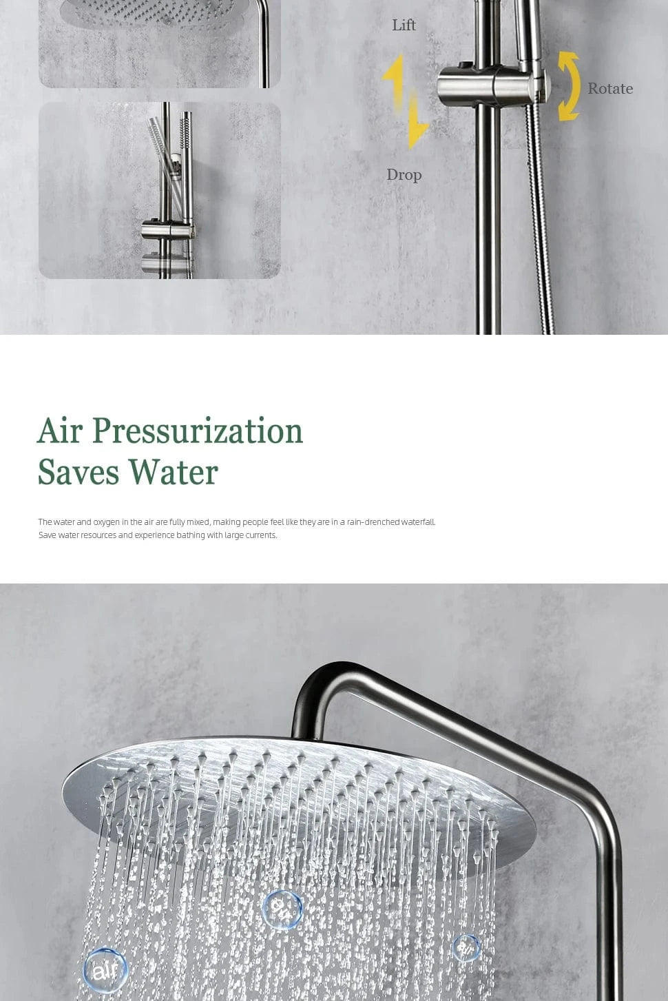 Colonne de Douche Thermostatique Mitigeo