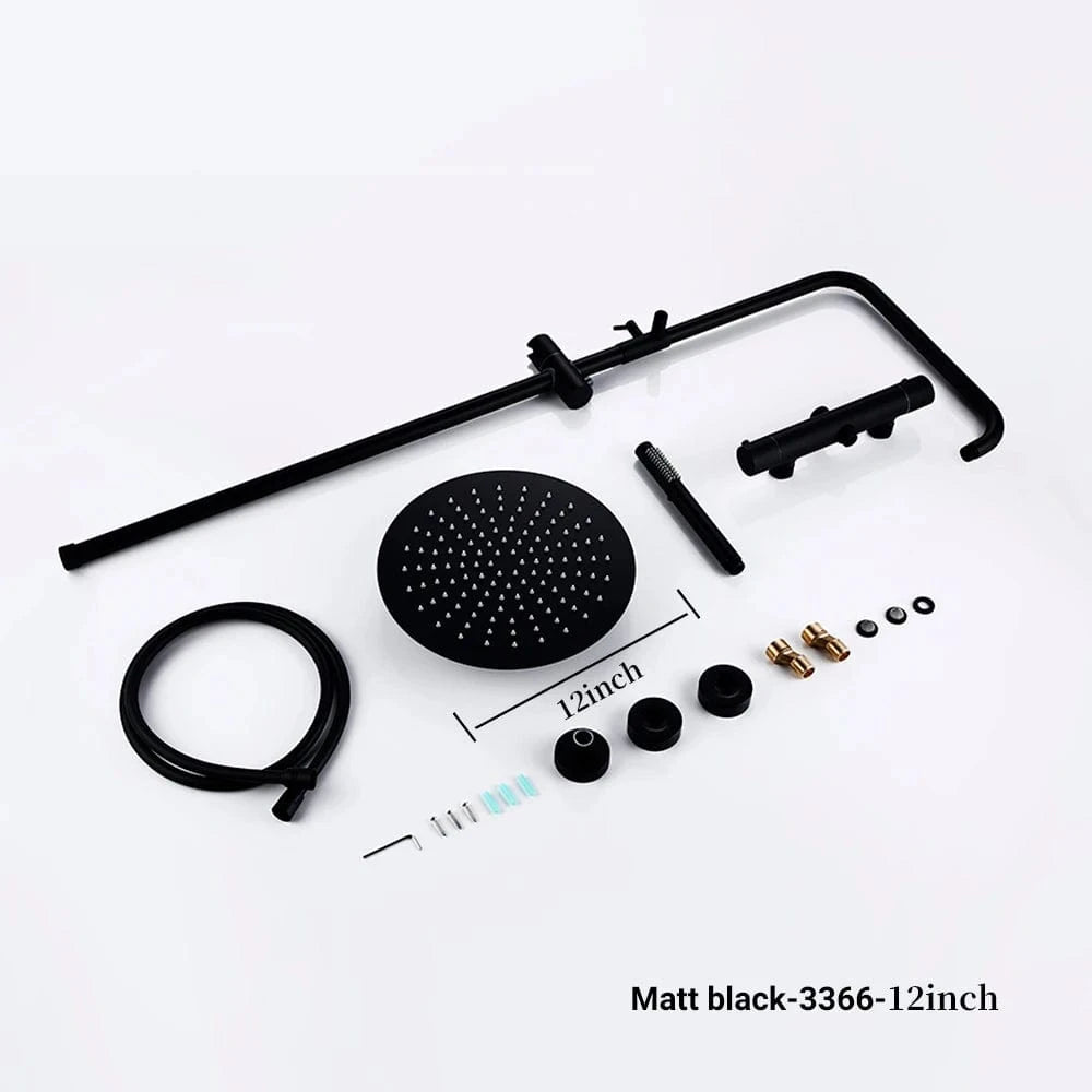 MB-30 cm Colonnes de Douche Thermostatique Mitigeo