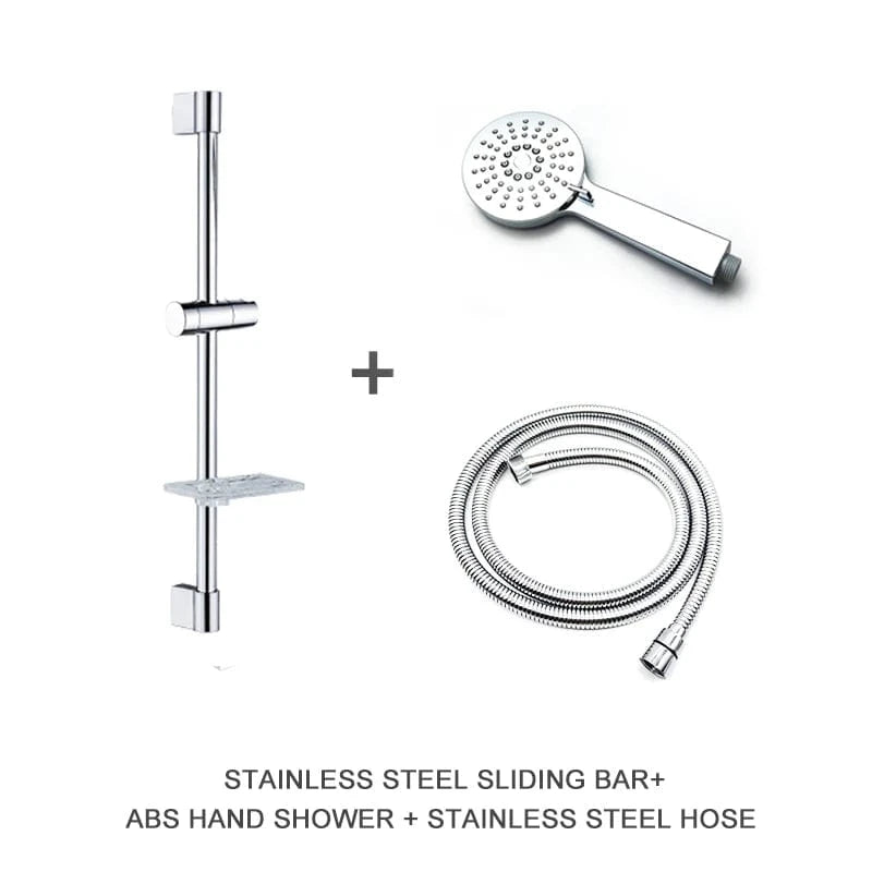 Type B Compris Mitigeurs et Barre de Douche avec Flexible et Douchette Mitigeo