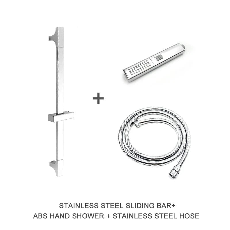 Type D Compris Mitigeurs et Barre de Douche avec Flexible et Douchette Mitigeo