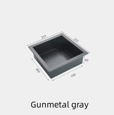 Gris B Douche avec Niche de Rangement Mitigeo