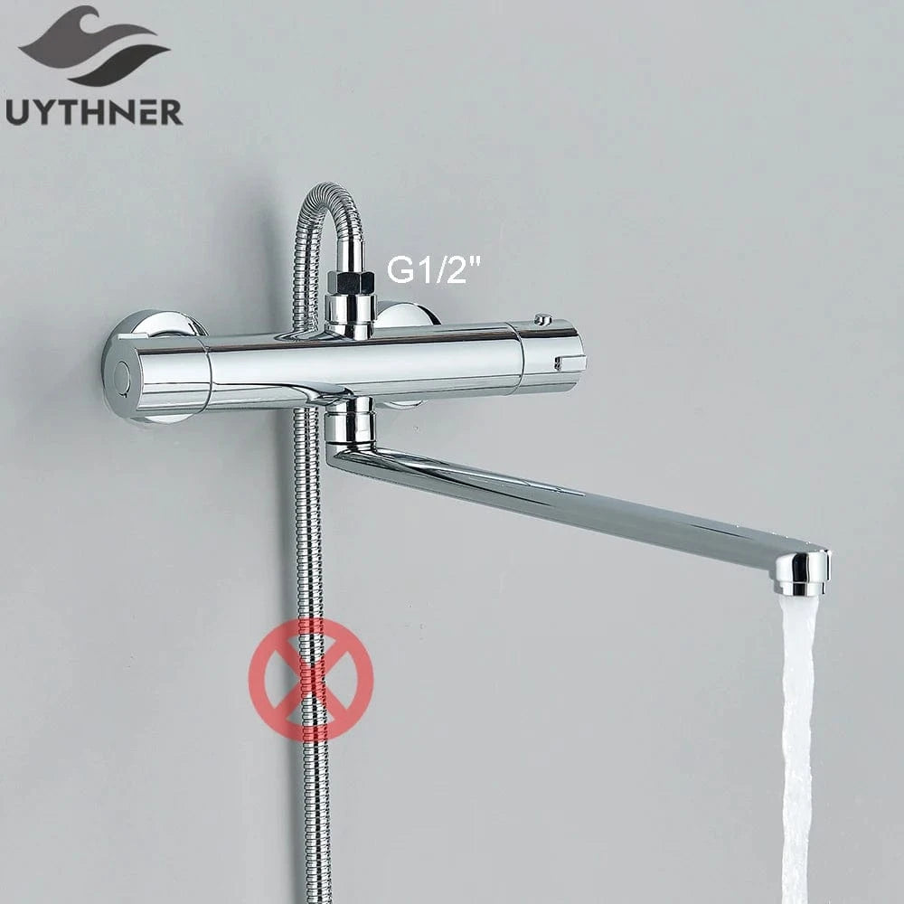 Mitigeur Chrome D Douche Thermostatique Mitigeo