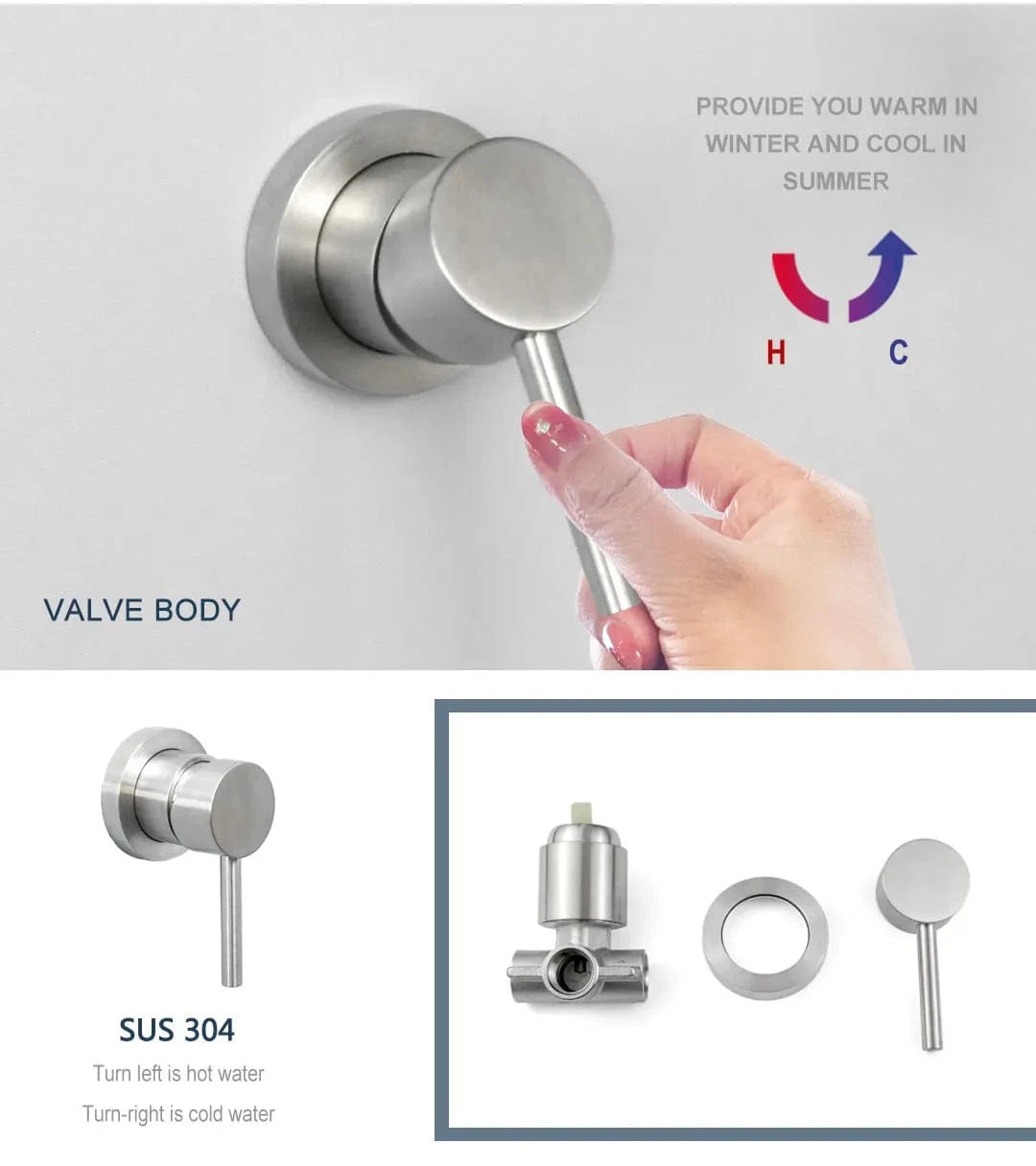 Douchette Encastré Mitigeo