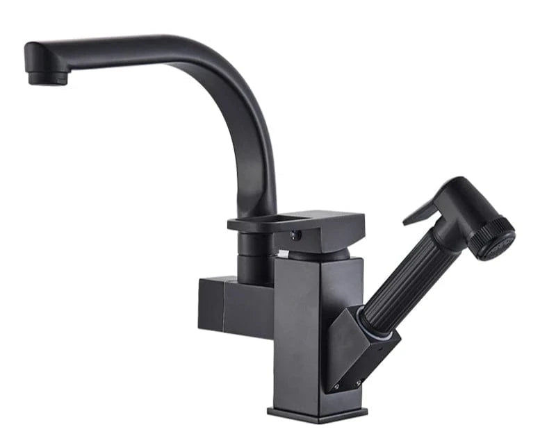 Matte Black Douchette Mitigeur Cuisine Mitigeo
