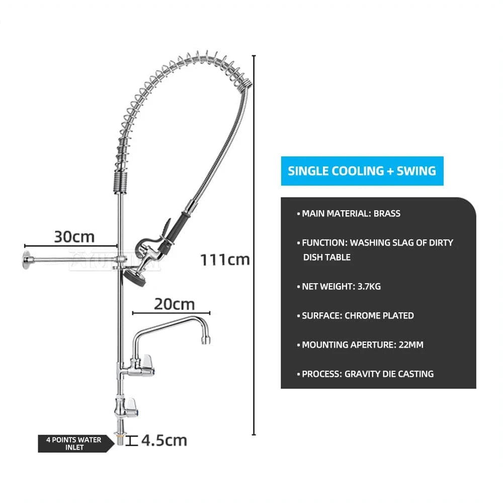 Mitigeo Eau Froide uniquement Douchette Professionnelle