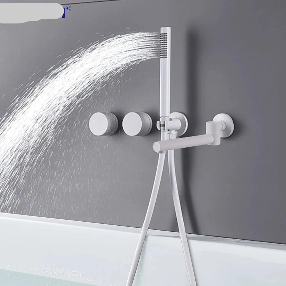 Blanc Mitigeur Baignoire Encastrable Mitigeo