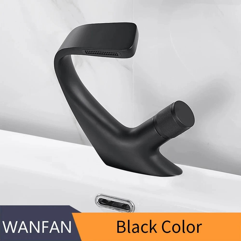 Mitigeo Noir Mitigeur Cascade Lavabo