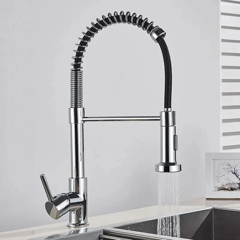 Chrome mitigeur cuisine douchette Mitigeo