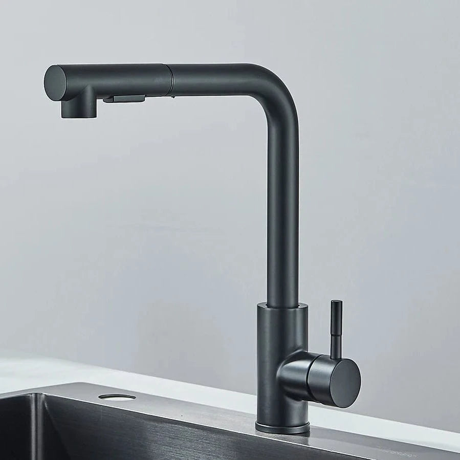 Noir mat mitigeur cuisine Mitigeo