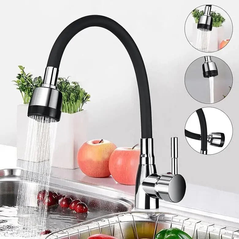 Mitigeur Cuisine Noir Douchette Mitigeo