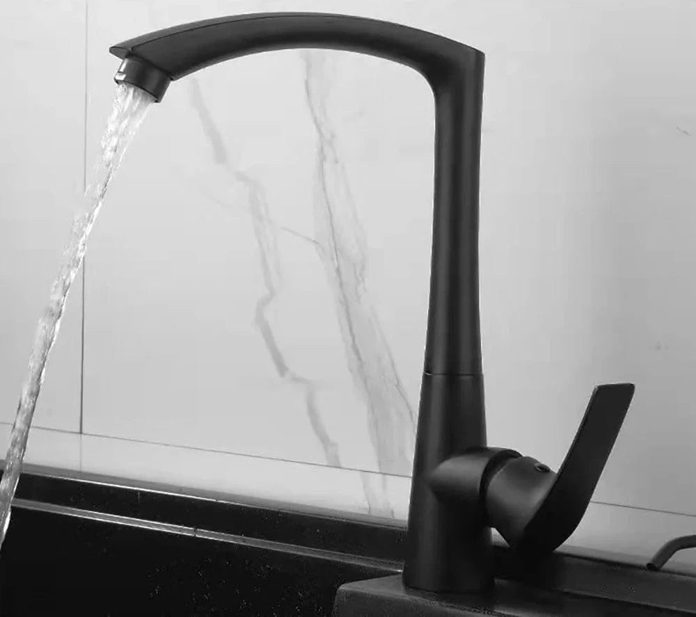 Mitigeur Cuisine Noir Mitigeo