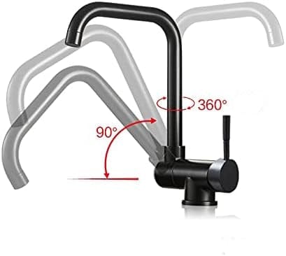 Mitigeur Cuisine Rabattable Doré Mitigeo