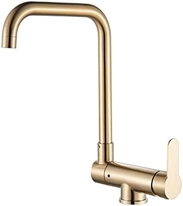 Mitigeur Cuisine Rabattable Doré Mitigeo