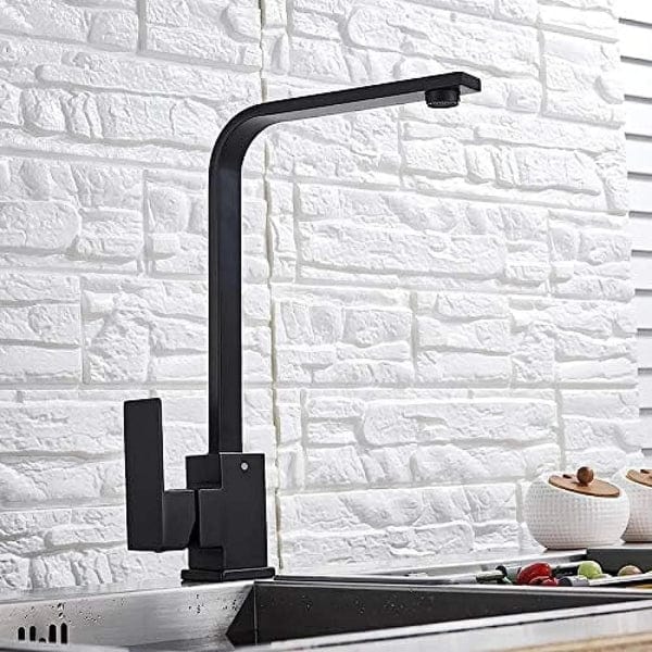 mitigeur de cuisine noir Mitigeo