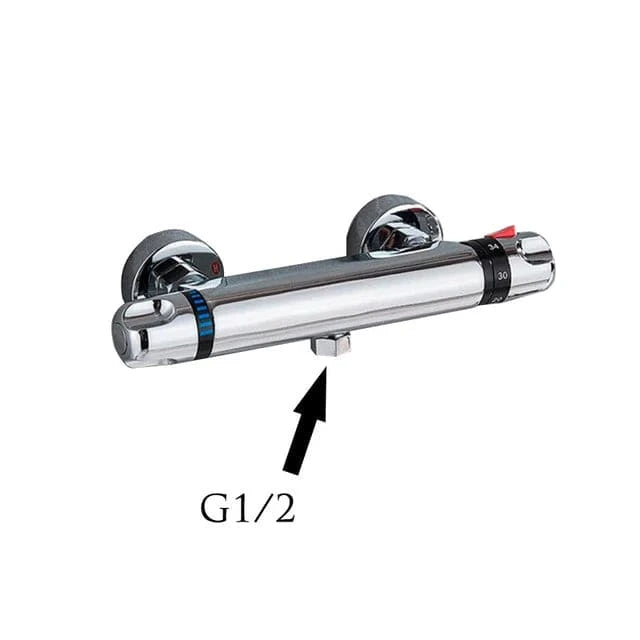 Chrome C Mitigeur de Douche Thermostatique Mitigeo