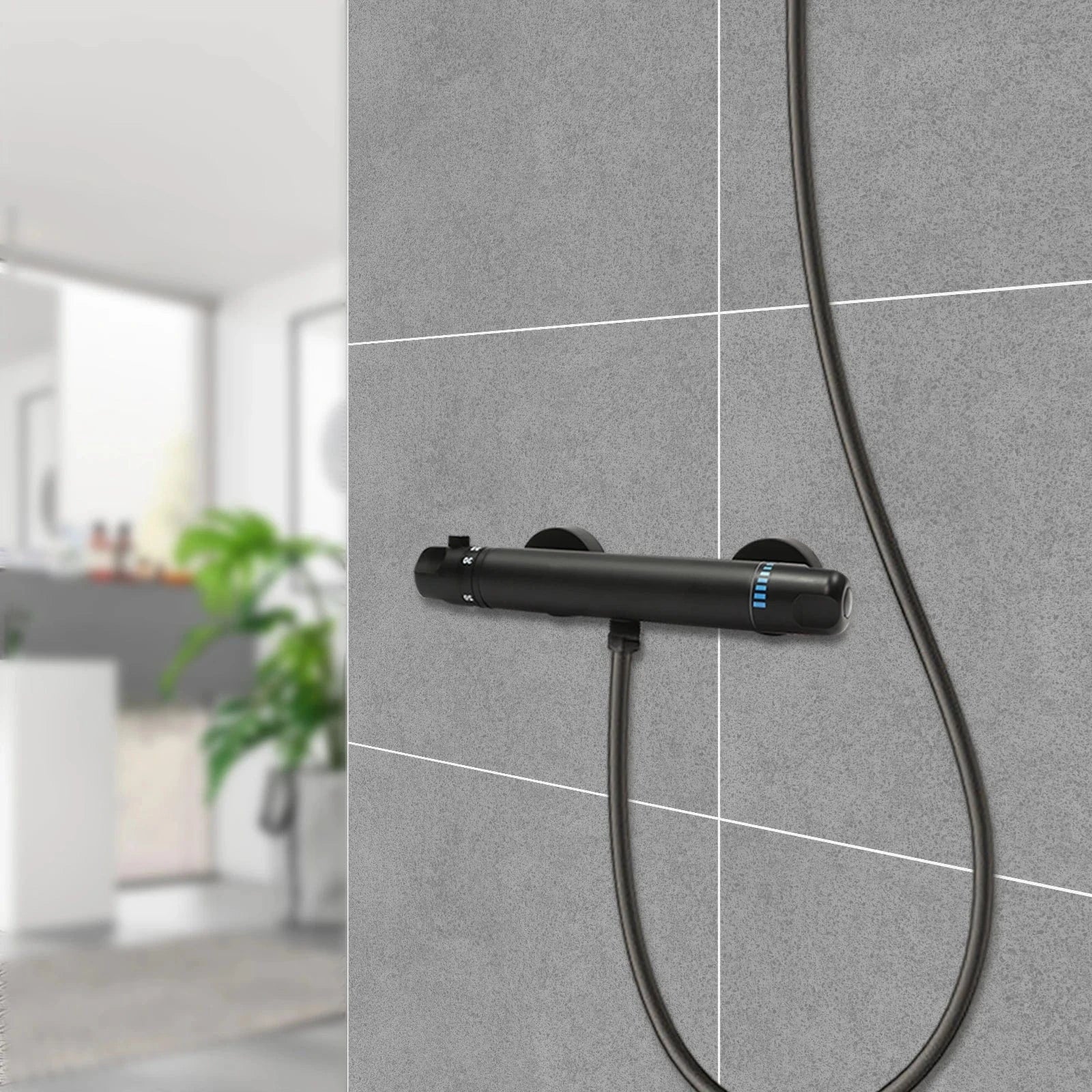 Mitigeur Douche Noir Mitigeo